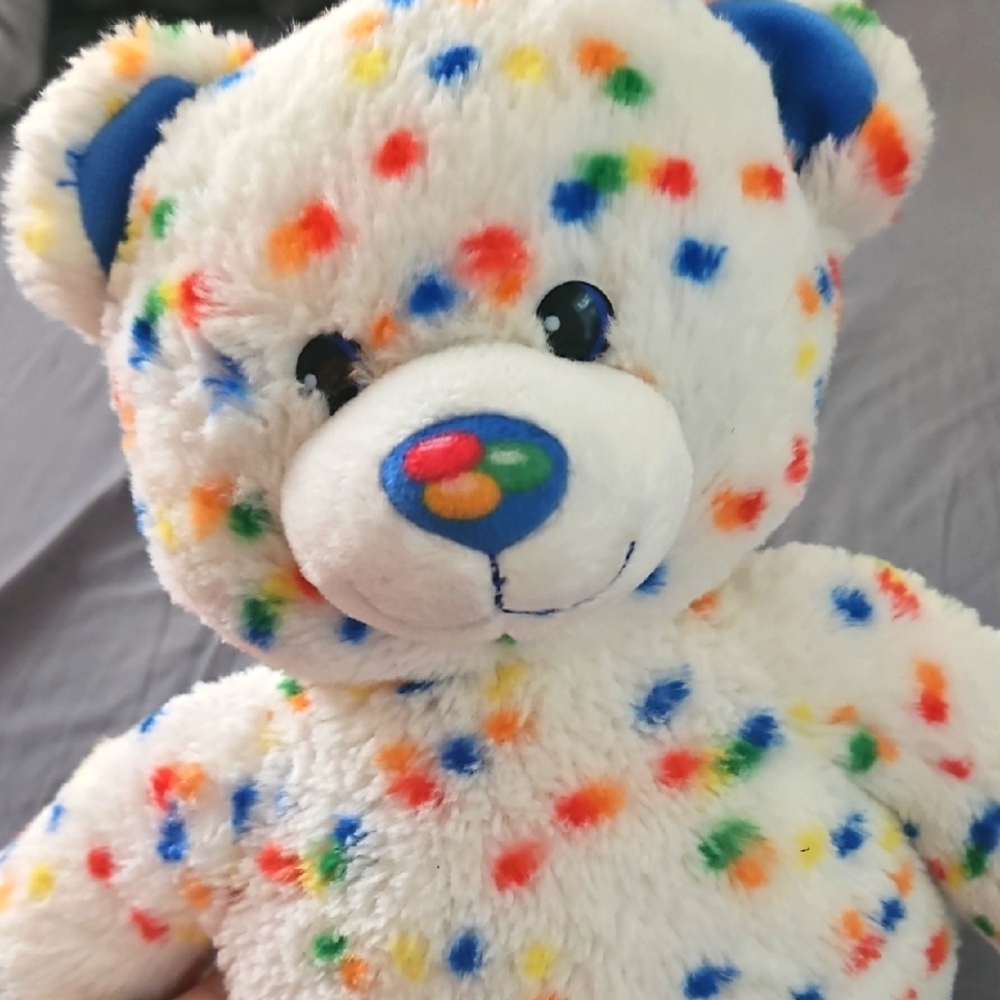 DQ Sprinkles Build-A-Bear White and Blue Stuffed Animal